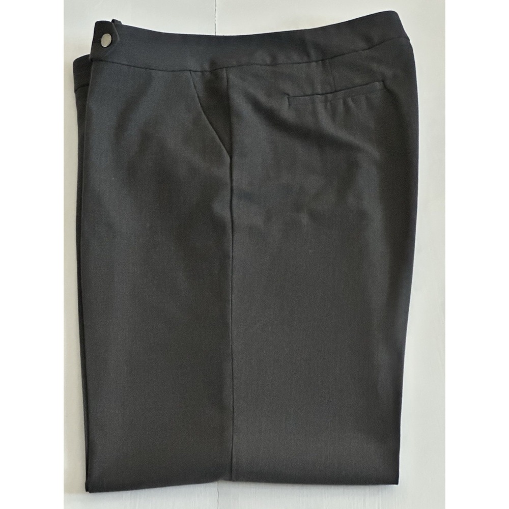 Calvin Klein Women's Slacks‎ Pants Gray S (12) Flat Front Side & Back Pockets